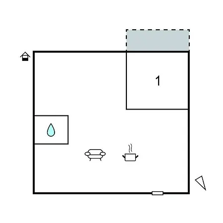 1 Bedroom Beautiful In Apartamento